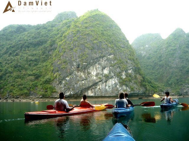 Chèo thuyền kayak 