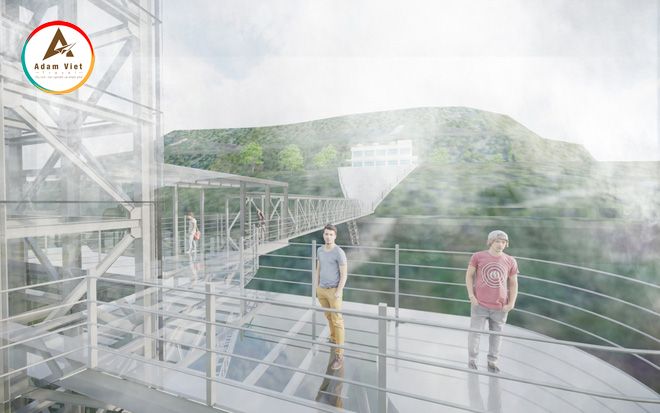 Cầu kính cao 500m tại Sapa 